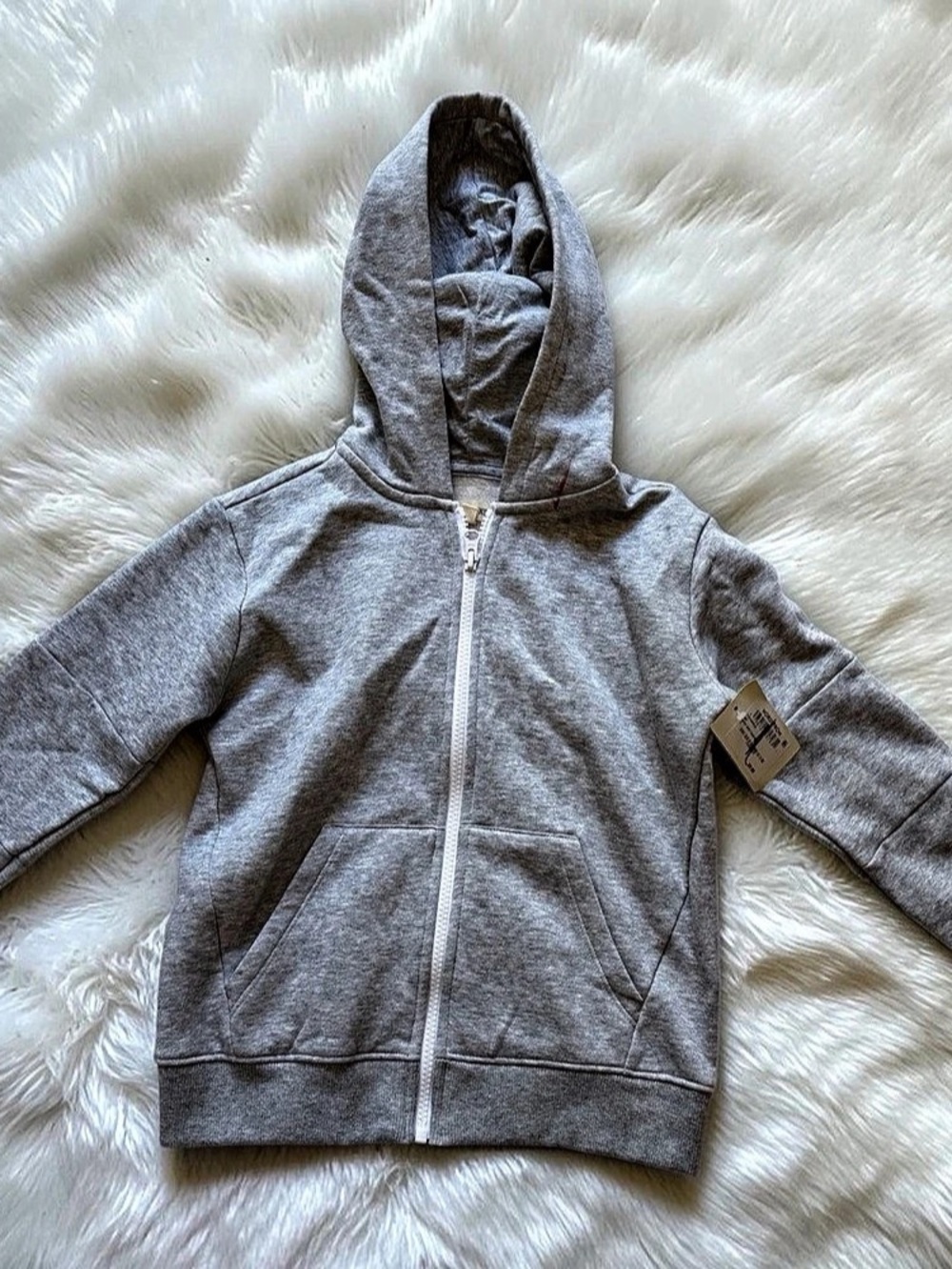 Tucker + Tate Kids' Zip Hoodie Gray